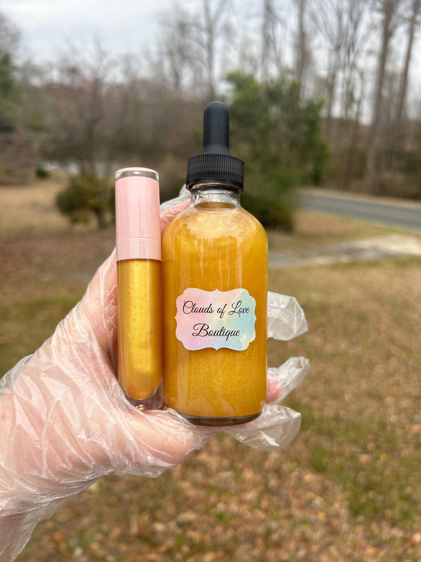 Lipgloss and Shimmer Body Oil Bundles