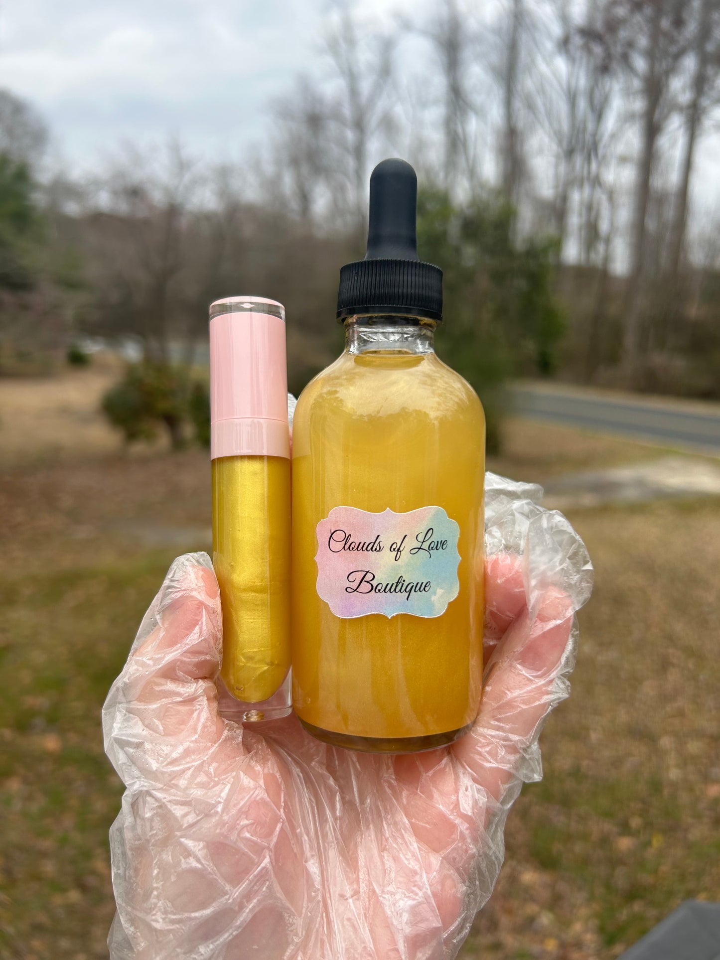 Lipgloss and Shimmer Body Oil Bundles