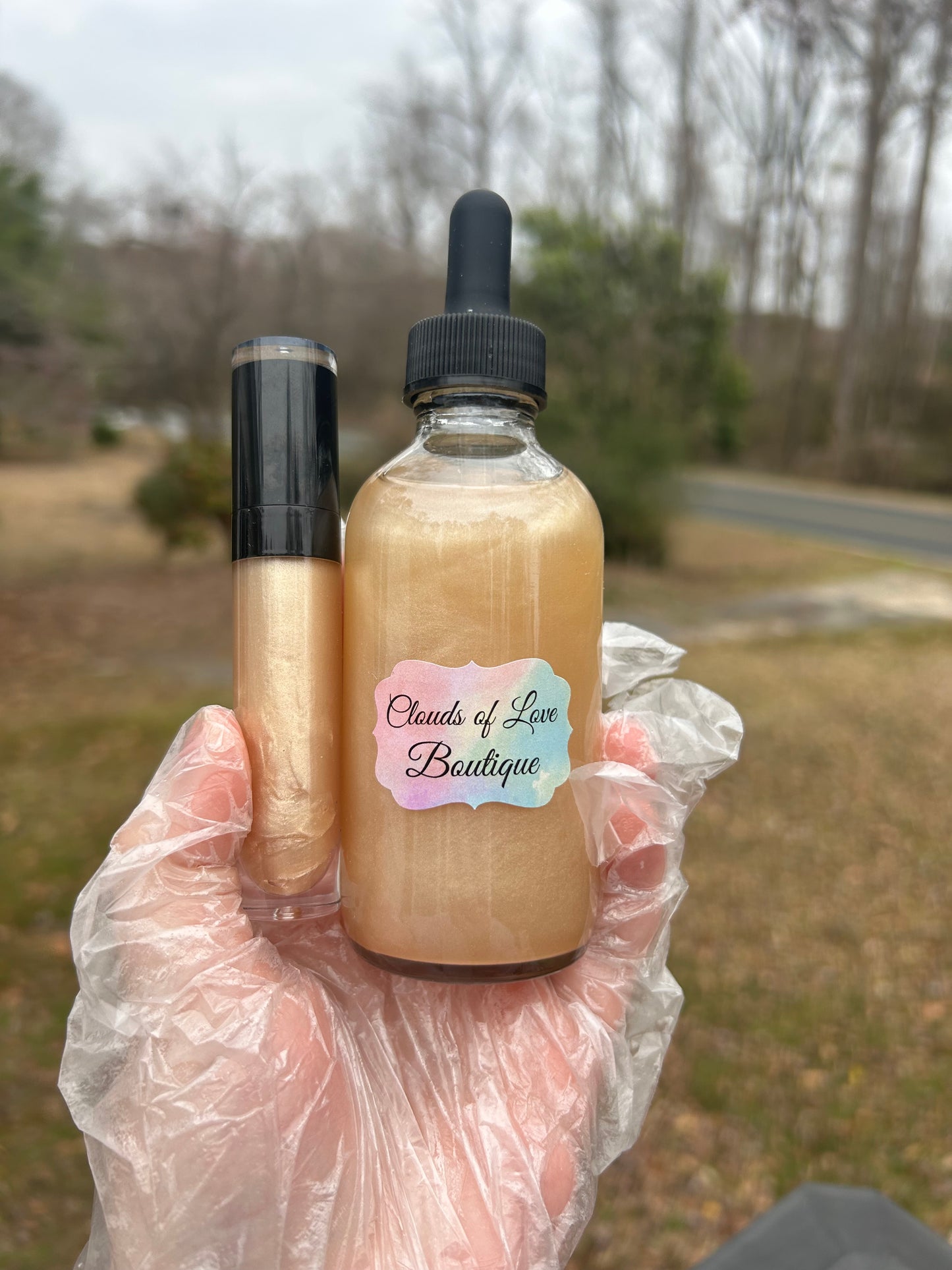 Lipgloss and Shimmer Body Oil Bundles