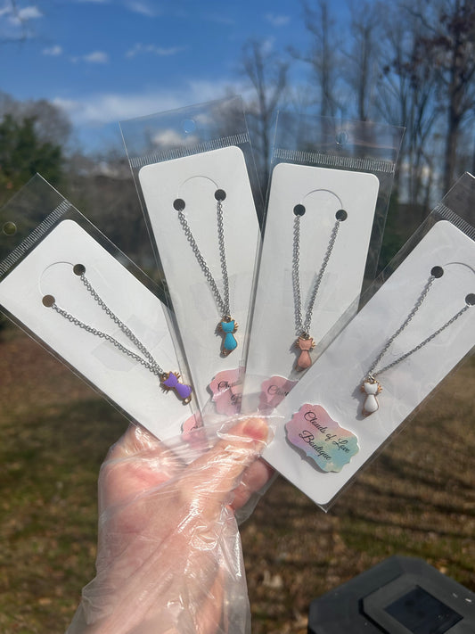 Kitty Charm Necklaces