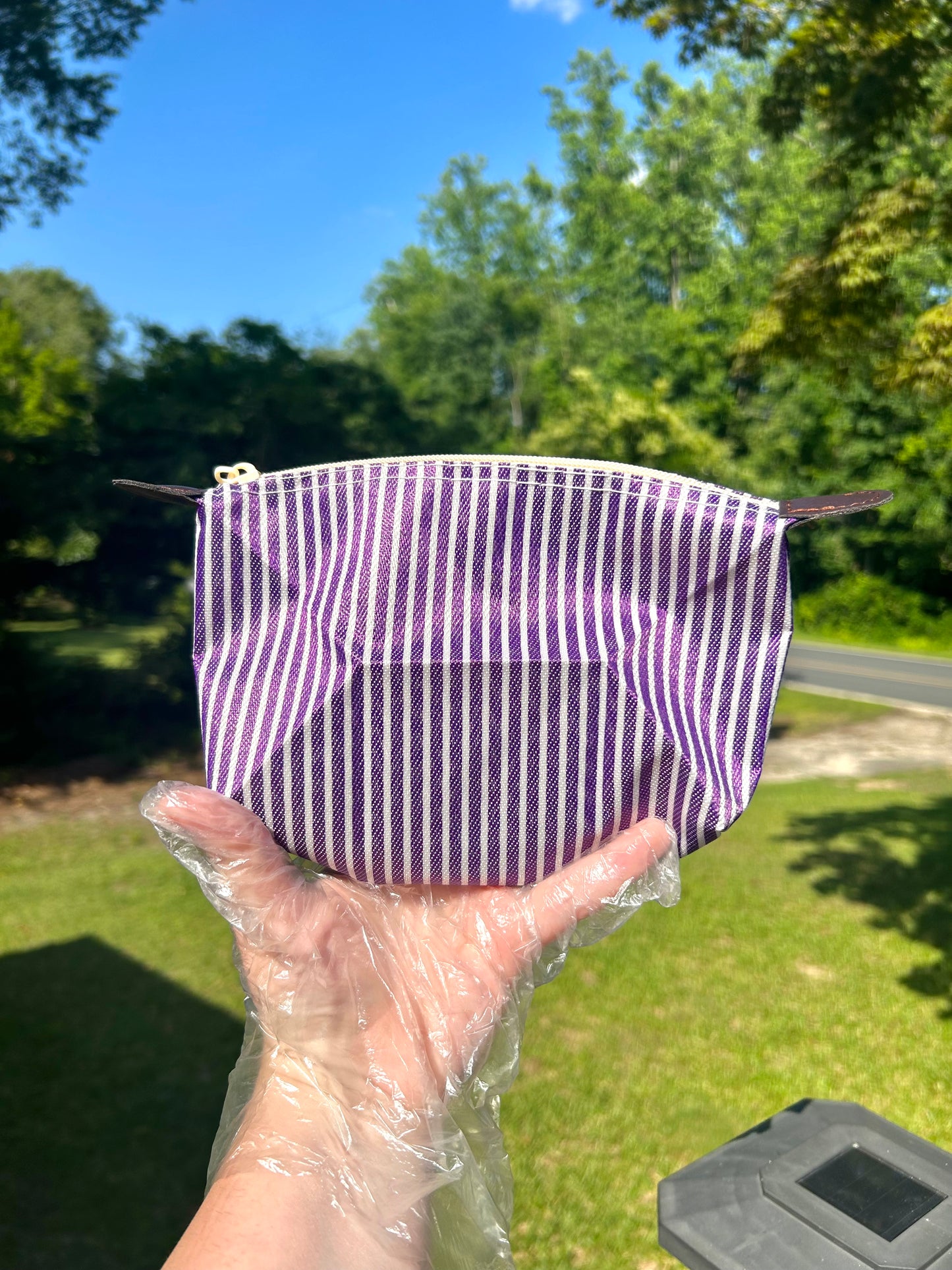 Striped Up Summer Cosmetic Bags