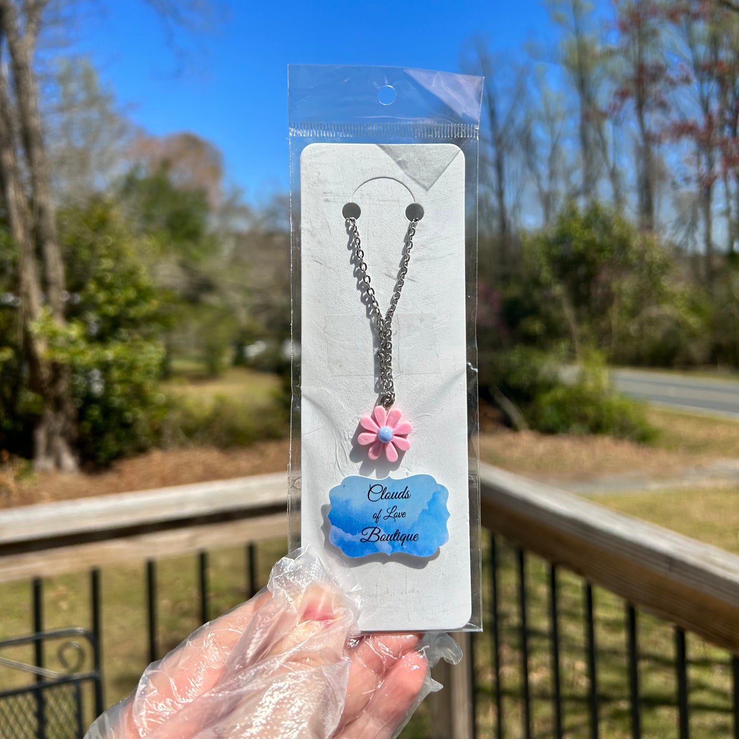 Flower Power Charm Necklace