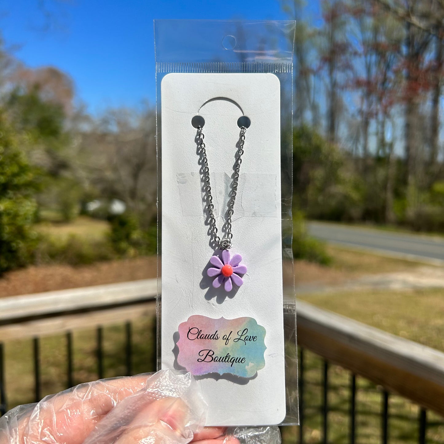 Flower Power Charm Necklace