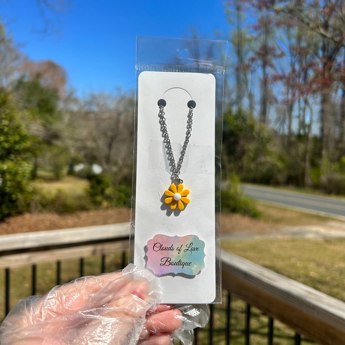 Flower Power Charm Necklace