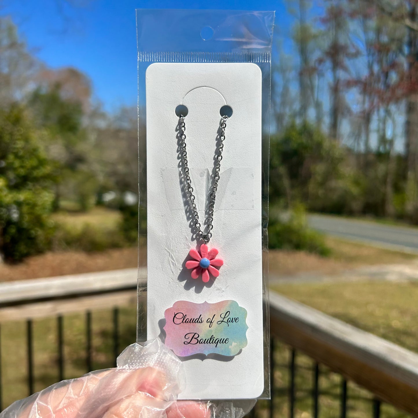 Flower Power Charm Necklace